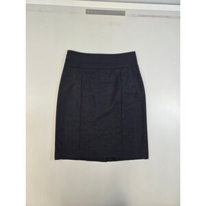 HM Modern Classic Charcoal Gray Pencil Skirt Size 10 High Waist Career Business